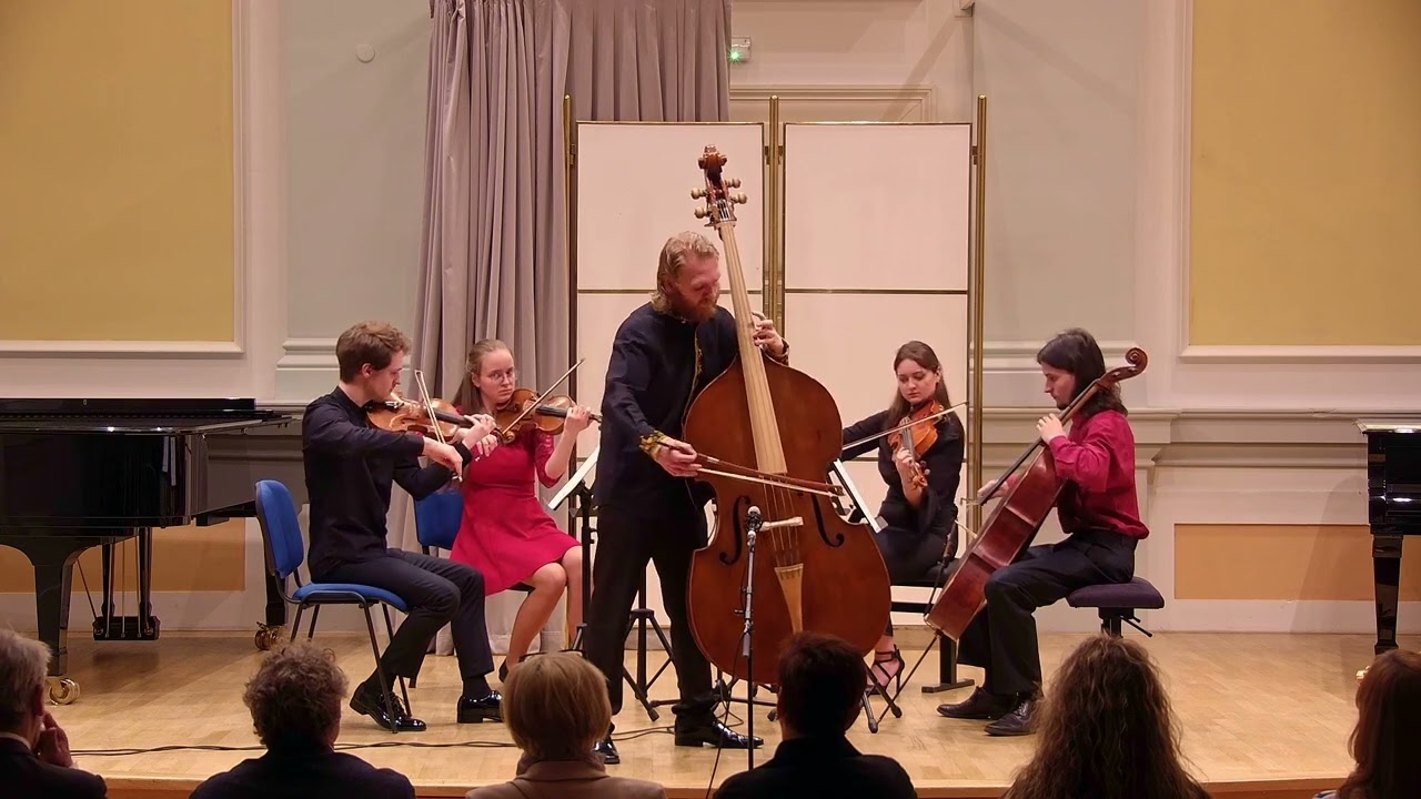 C. D. von Dittersdorf: Concerto for violone & orchestra No.1 - Sebastian Brettfeld (Viennese tuning)